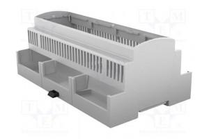 Enclosure: for DIN rail mounting Y: 91mm X: 160.2mm Z: 62mm grey