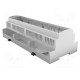 Enclosure: for DIN rail mounting Y: 91mm X: 213mm Z: 62mm grey