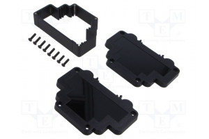 Enclosure: for DIN rail mounting Y: 98.3mm X: 28mm Z: 69mm black