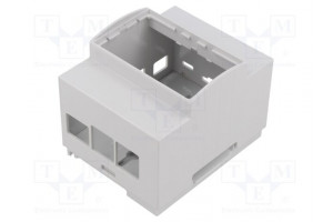 Enclosure: for computer grey for DIN rail mounting