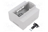 Enclosure: for computer grey for DIN rail mounting