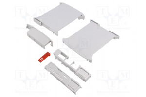 Enclosure: for computer grey for DIN rail mounting