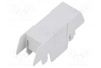 Cover for enclosures UL94HB Series: EH 22,5 ABS grey 22.5mm