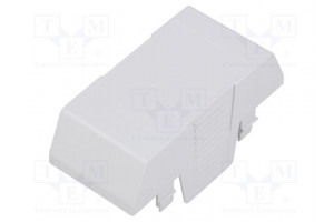 Cover for enclosures UL94HB Series: EH 35 ABS grey 35mm