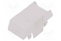 Cover for enclosures UL94HB Series: EH 35 ABS grey 35mm