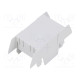 Cover for enclosures UL94HB Series: EH 35 ABS grey 35mm