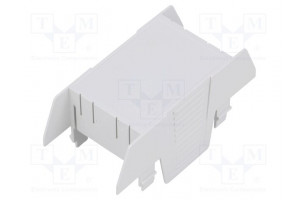 Cover for enclosures UL94HB Series: EH 35 ABS grey 35mm