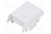 Cover for enclosures UL94HB Series: EH 45 ABS grey 45mm