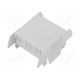 Cover for enclosures UL94HB Series: EH 52,5 ABS grey 52.5mm