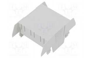 Cover for enclosures UL94HB Series: EH 52,5 ABS grey 52.5mm