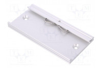 DIN rail mounting bracket aluminium 100mm Rail: TS35