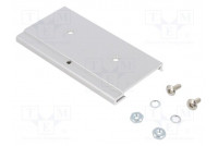 DIN rail mounting bracket aluminium 100mm Rail: TS35