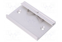 DIN rail mounting bracket aluminium 75mm Rail: TS35