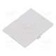 Front panel light grey 1597