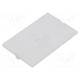 Front panel light grey 1597