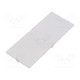 Front panel light grey 1597