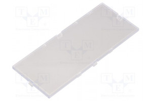 Front panel transparent 1597