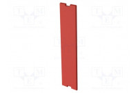 Internal panel semi-transparent red