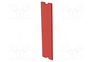 Internal panel semi-transparent red