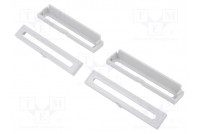 Terminals cover light grey UL94V-0 ABS 4pcs.