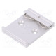 DIN rail mounting bracket aluminium 40mm Rail: TS35