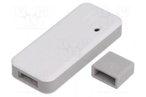 Enclosure: for USB X: 25mm Y: 58mm Z: 10mm TEK-BERRY light grey