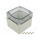 Enclosure: multipurpose X: 105mm Y: 105mm Z: 90mm ZP light grey