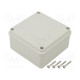 Enclosure: multipurpose X: 108mm Y: 108mm Z: 55mm SCABOX grey