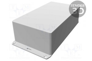 Enclosure: multipurpose X: 110mm Y: 191mm Z: 61mm 1591 ABS grey