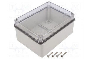 Enclosure: multipurpose X: 118mm Y: 158mm Z: 76mm SCABOX grey