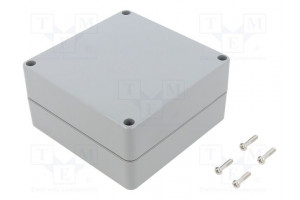 Enclosure: multipurpose X: 120mm Y: 120mm Z: 60mm ABS light grey