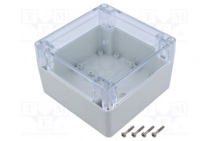 Enclosure: multipurpose X: 120mm Y: 120mm Z: 75mm ZP light grey