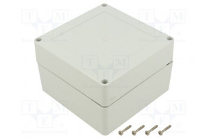 Enclosure: multipurpose X: 120mm Y: 120mm Z: 75mm ZP light grey