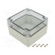 Enclosure: multipurpose X: 120mm Y: 120mm Z: 75mm ZP light grey