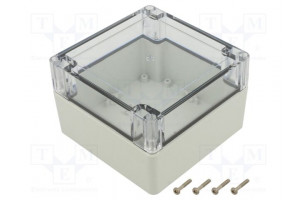 Enclosure: multipurpose X: 120mm Y: 120mm Z: 75mm ZP light grey