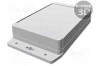 Enclosure: multipurpose X: 120mm Y: 180mm Z: 37mm 1555 grey