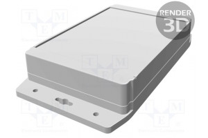 Enclosure: multipurpose X: 120mm Y: 180mm Z: 37mm 1555 grey