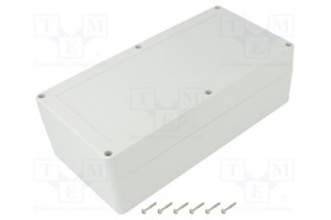 Enclosure: multipurpose X: 120mm Y: 240mm Z: 75mm ZP ABS gasket