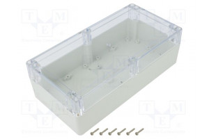 Enclosure: multipurpose X: 120mm Y: 240mm Z: 75mm ZP light grey