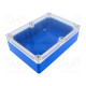 Enclosure: multipurpose X: 126mm Y: 176mm Z: 57mm ABS blue IP65