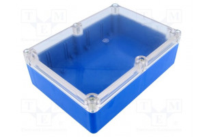 Enclosure: multipurpose X: 126mm Y: 176mm Z: 57mm ABS blue IP65