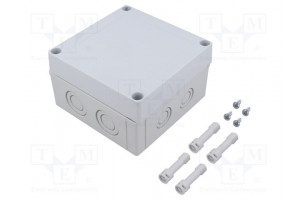 Enclosure: multipurpose X: 130mm Y: 130mm Z: 75mm MNX grey IK08