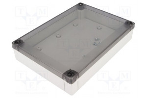 Enclosure: multipurpose X: 130mm Y: 180mm Z: 35mm MNX grey IK08