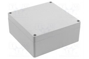 Enclosure: multipurpose X: 140mm Y: 140mm Z: 60mm 1554 grey IP68