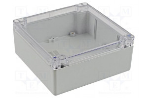 Enclosure: multipurpose X: 140mm Y: 140mm Z: 60mm 1554 grey IP68