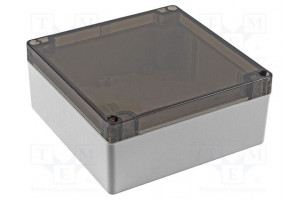 Enclosure: multipurpose X: 140mm Y: 140mm Z: 60mm 1554 grey IP68