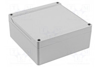 Enclosure: multipurpose X: 140mm Y: 140mm Z: 60mm 1555 ABS grey