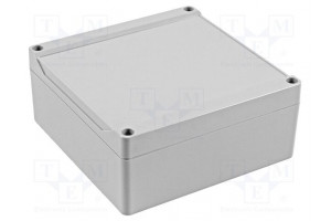 Enclosure: multipurpose X: 140mm Y: 140mm Z: 60mm 1555 ABS grey