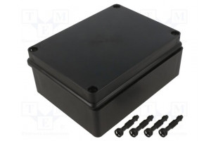 Enclosure: multipurpose X: 140mm Y: 190mm Z: 70mm black IP65