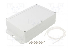 Enclosure: multipurpose X: 140mm Y: 210mm Z: 60mm ZP ABS gasket